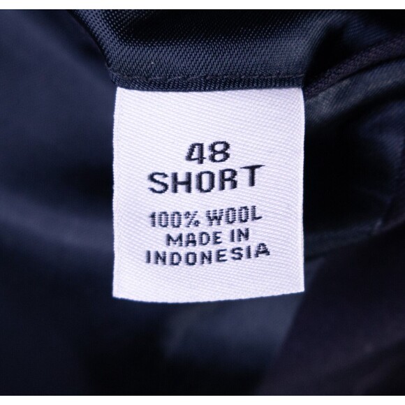 Joseph & Feiss Gold Classic Fit 100% Wool 2 Button 48S Navy Two Gold Buttons - Picture 11 of 14